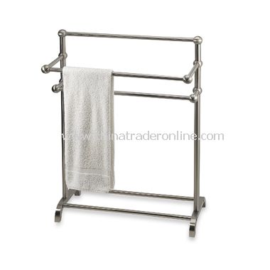 3-Tier Satin Nickel Towel Stand from China