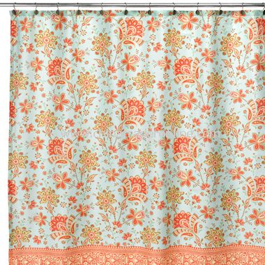 Amy Butler Bloom Fabric Shower Curtain