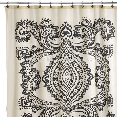 Amy Butler Bucharest Fabric Shower Curtain