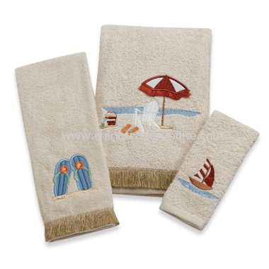 Beach Bum Bath Towels by Saturday Knight Limited, 100% Cotton