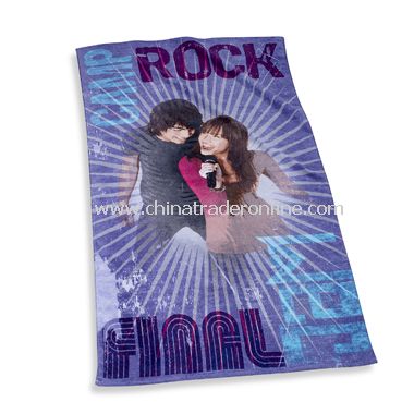 Disneys Camp Rock Starburst 30 x 60 Beach Towe, 100% Cotton from China