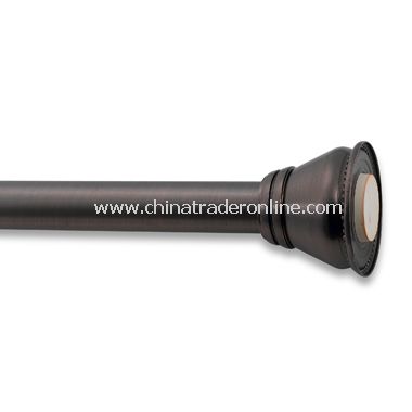 Beaded Venetian Oil Rubbed Bronze Tension Shower Rod