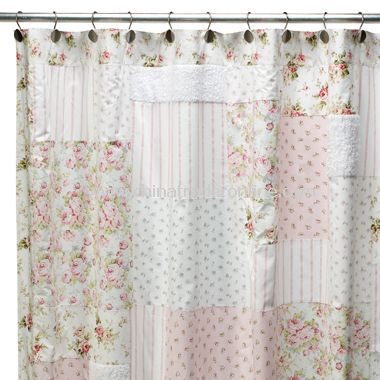 Campbell Fabric Shower Curtain from China