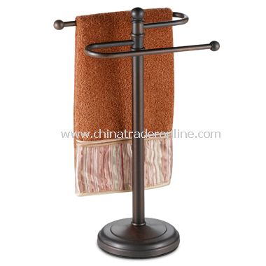 Curved Oil Rubbed Bronze Towel Tree