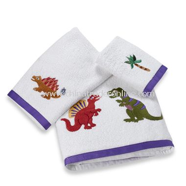 Dinosaur Friends Bath Towels