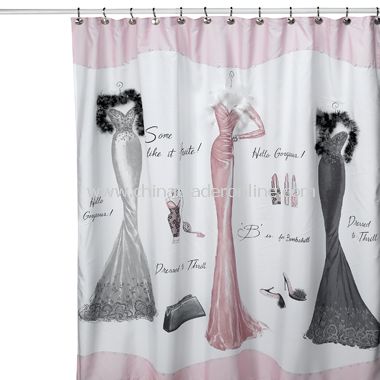 Dressed to Thrill Shower Curtain from China