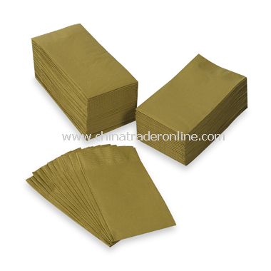 Gold Disposable Guest Towel (Set of 100) from China