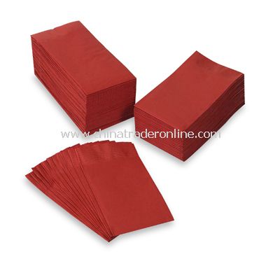 Red Disposable Guest Towel (Set of 100)