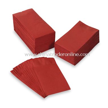 Red Disposable Guest Towel (Set of 100) from China