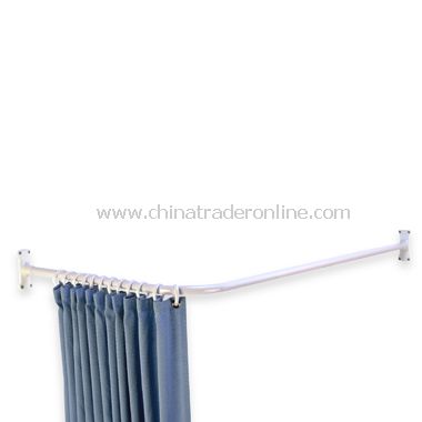 Shower Stall White L Shaped Rod from China