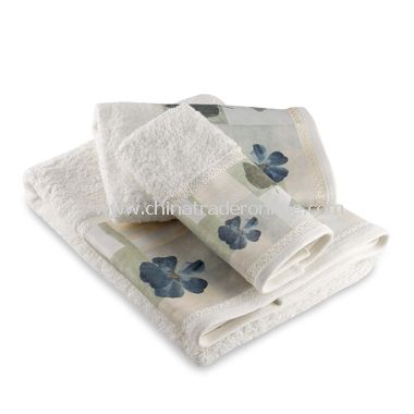 Spa Leaf Towels by Croscill, 100% Cotton