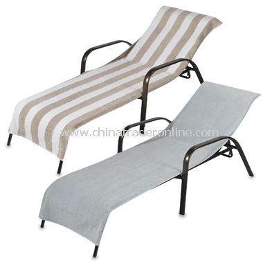 Terry Chaise Lounge Towels, 100% Cotton