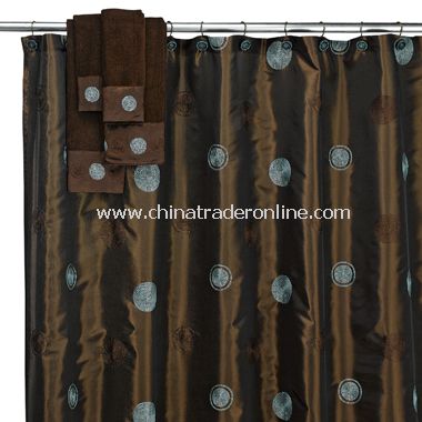 wholesale Croscill Glow Fabric Shower Curtain - Aqua-buy discount ...