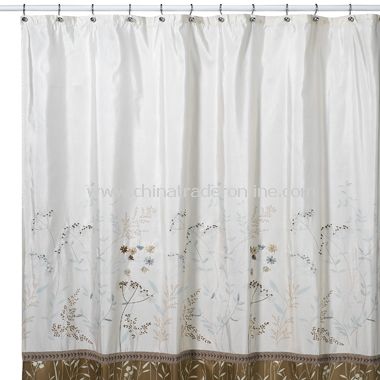 Windy Meadow Fabric Shower Curtain by Saturday Knight Limited