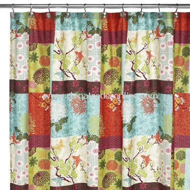 Yoko Fabric Shower Curtain