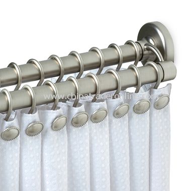 Zenith Satin Nickel Double Tension Rod