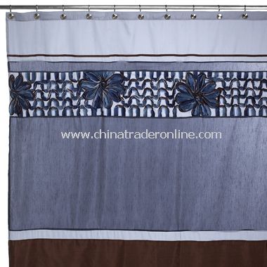 Ancora Fabric Shower Curtain by Croscill from China