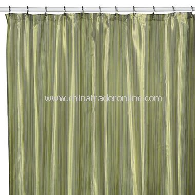 Andre Stripe Shower Curtain by Wamsutta - Green from China