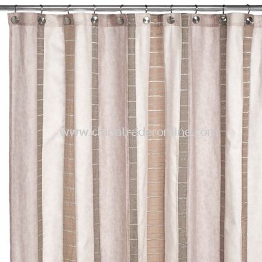 Antibes Fabric Shower Curtain by B. Smith from China