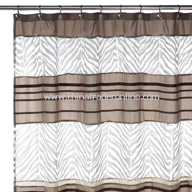 B. Smith Bengalese Fabric Shower Curtain