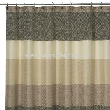 Biarritz Fabric Shower Curtain from China