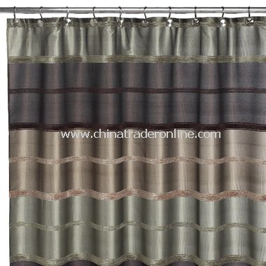 Bombay Sage Fabric Shower Curtain