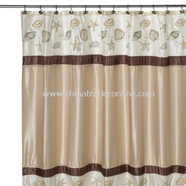 By the Sea Shower Curtain from China