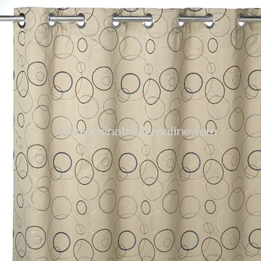 Confetti Fabric Shower Curtain and Liner from China