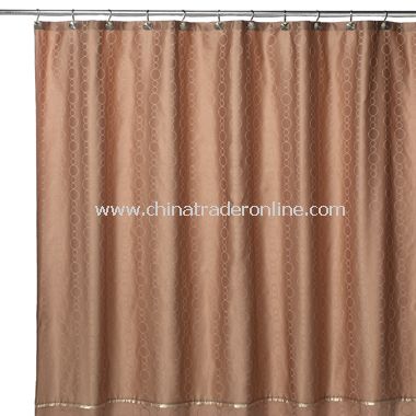 Gold Links Fabric Shower Curtain