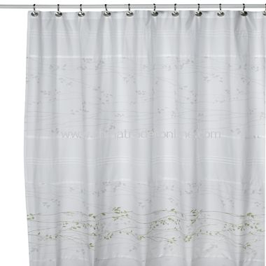 Lantana Fabric Shower Curtain by Kas