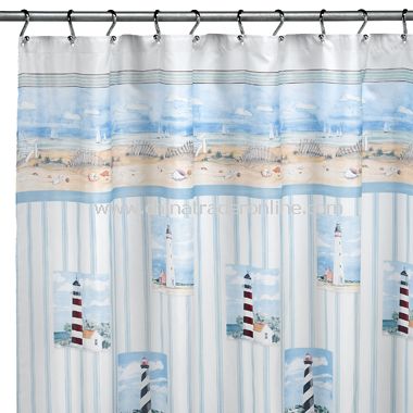 Lighthouse Shower Curtain by Saturday Knight Limited