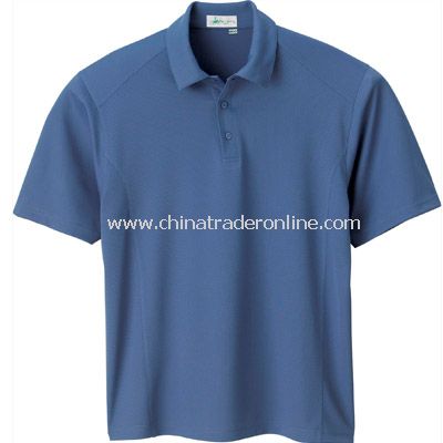 Mens Recycled Polyester Performance Birdseye Polo from China