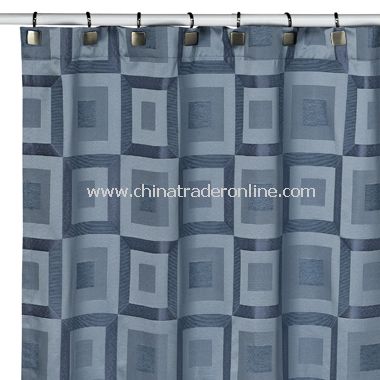 Metro Slate Blue Shower Curtain from China