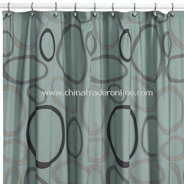 Modern Comfort by Angela Adams Lulu Dusk Fabric Shower Curtain from China