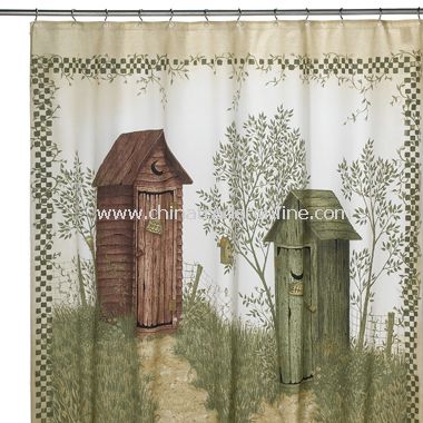 Outhouses Shower Curtain from China