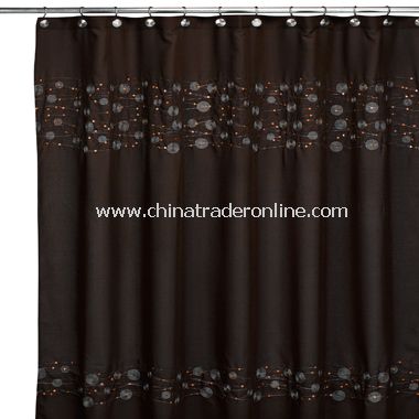 Pizzaz Fabric Shower Curtain by Croscill from China