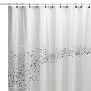 Riverside Fabric Shower Curtain, 100% Cotton