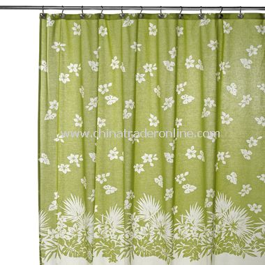 Tommy Bahama Paradise Isle Fabric Shower Curtain