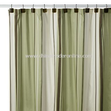 West End Green Shower Curtain by Nautica from China