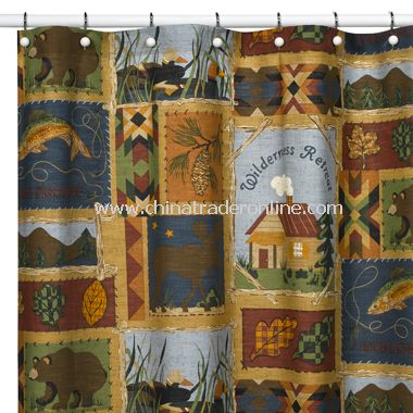 Wilderness Retreat Shower Curtain from China