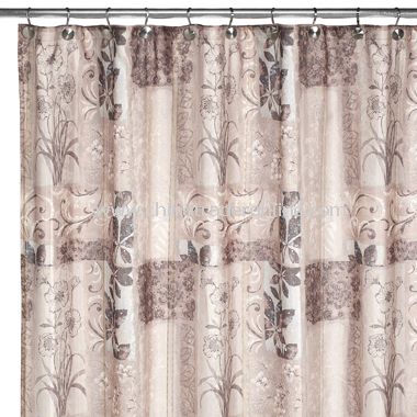 Ziana Fabric Shower Curtain by Croscill from China