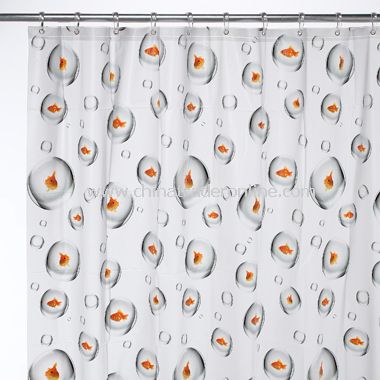 Bubblefish EVA Shower Curtain
