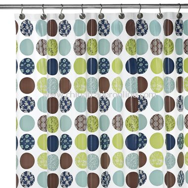 Dot Vinyl Shower Curtain