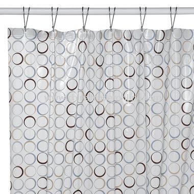 Eclipse Vinyl Shower Curtain