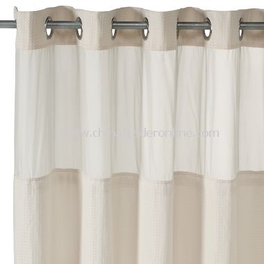 Fabric Shower Curtain and Liner Set from China