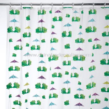 Frogs EVA Shower Curtain