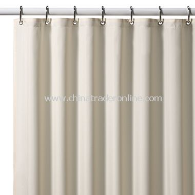 Hotel Ivory Fabric Shower Curtain Liner