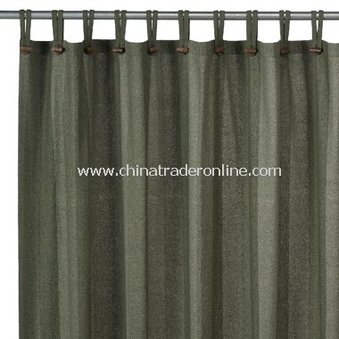 Houston Loden Recycled Fabric Shower Curtain