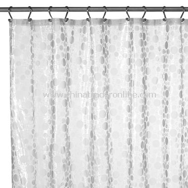 Ice Circles Vinyl Shower Curtain