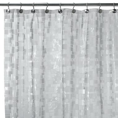 Ice Cubes Vinyl Shower Curtain